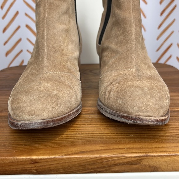 Rag & Bone Chelsea Walker Boot Tan Suede size 38.5 - Picture 5 of 14
